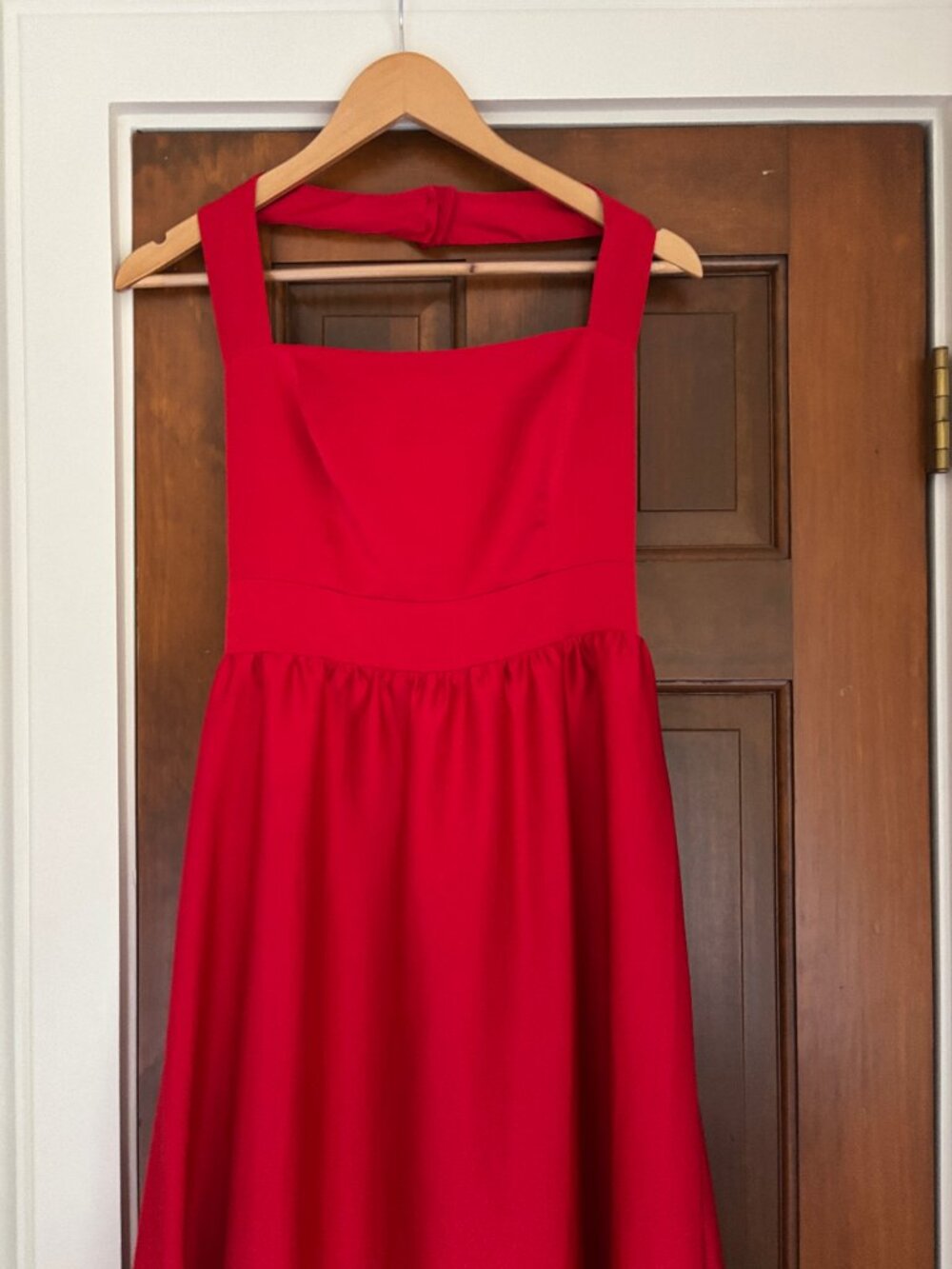 Reformation Red Halter Maxi Dress - Picture 3 of 7